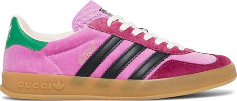 gucci gazelle green pink|pink velvet Gucci x gazelle.